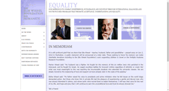 Desktop Screenshot of eliewieselfoundation.org